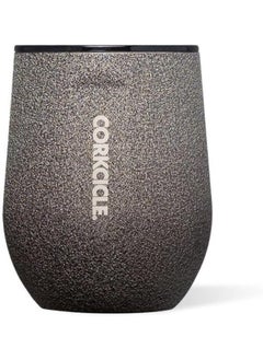 CORKCICLE Corkcicle Stemless Insulated Wine Glass Tumbler, Steel Shadow, 12 oz  - Image 1