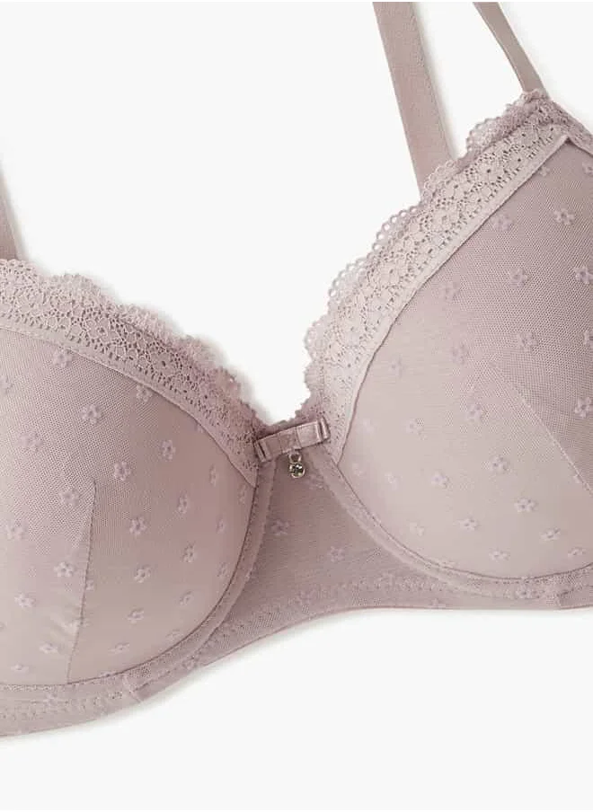 فاف Lace Detail Balconette Bra