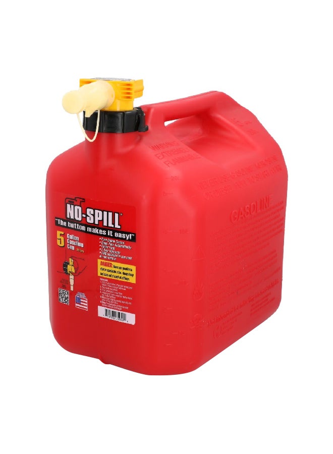 Portable and Durable EPA Compliant Gas Can with Stainless Steel Mesh Screen Red 5 Gal 1450 - Image 1