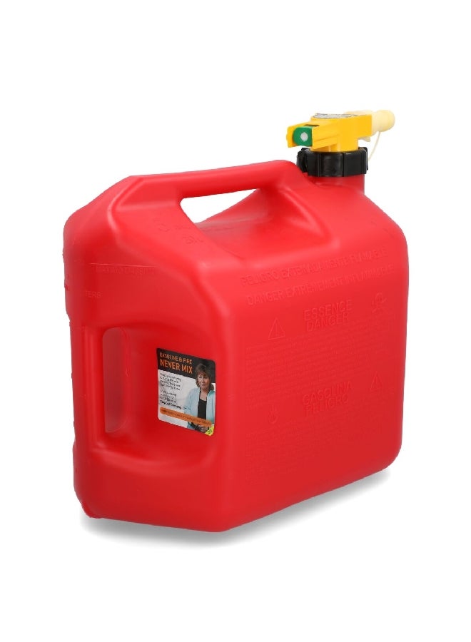Portable and Durable EPA Compliant Gas Can with Stainless Steel Mesh Screen Red 5 Gal 1450 - Image 4