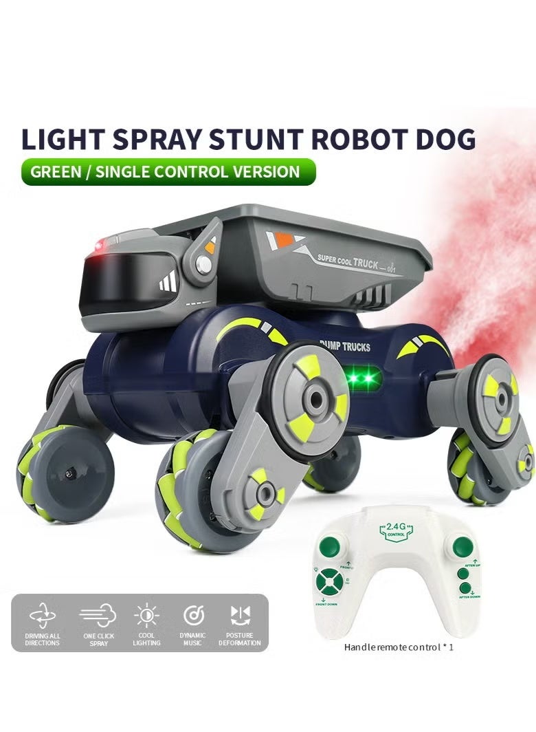 JJRC New Spray Light Music Deformation Stunt Car 2.4G Remote Control Boy Electronic Pet Toy Gift - Image 1