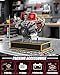 MOCBURIKU Mini V8 Engine Kits That Runs Build Your Own V8 Engine Building Set with Motor and Battery STEM Physical Science Educational Toy for Adults Kids Age 14 1123PCS - Image 4