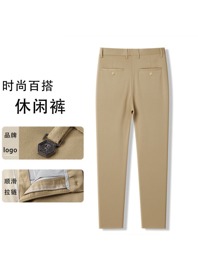 Tucano men's Casual Pants - Summer Lightweight Business Casual Stylish Minimalist Versatile Straight Leg Trousers - Image 3