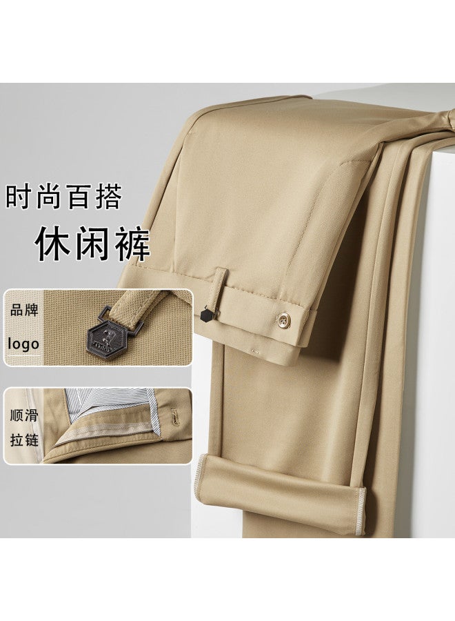 Tucano men's Casual Pants - Summer Lightweight Business Casual Stylish Minimalist Versatile Straight Leg Trousers - Image 2