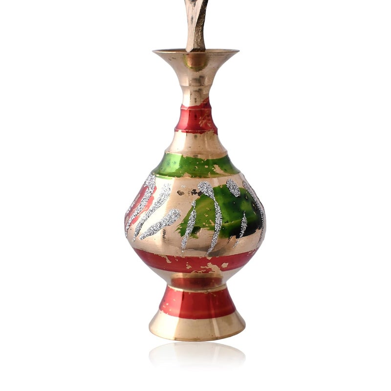 CHUNGROO KhwajaDarbar Brass Surmedani Surma Holder Kohl Kajal Applier without Surma  - Image 3
