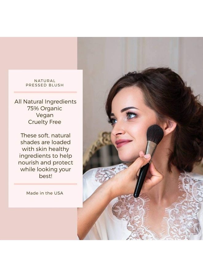 Mom's Secret 100% Natural Blush, Organic, Vegan, Gluten Free, Natural Pressed Blush, Cruelty Free, Made in the USA, 0.18 oz (Dusty Rose) - Image 3