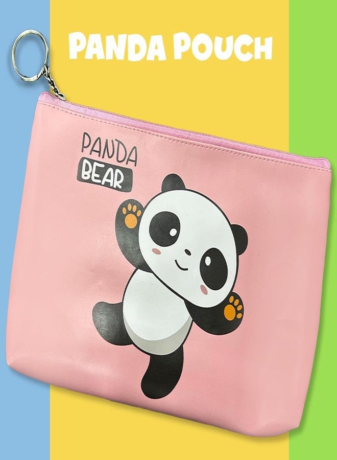FANGSU | Pencil Pouch for Kids, Pencil Box for Kids, School Supply Organizer for Students, Stationery Box Pouch(Panda Bear) - Image 4