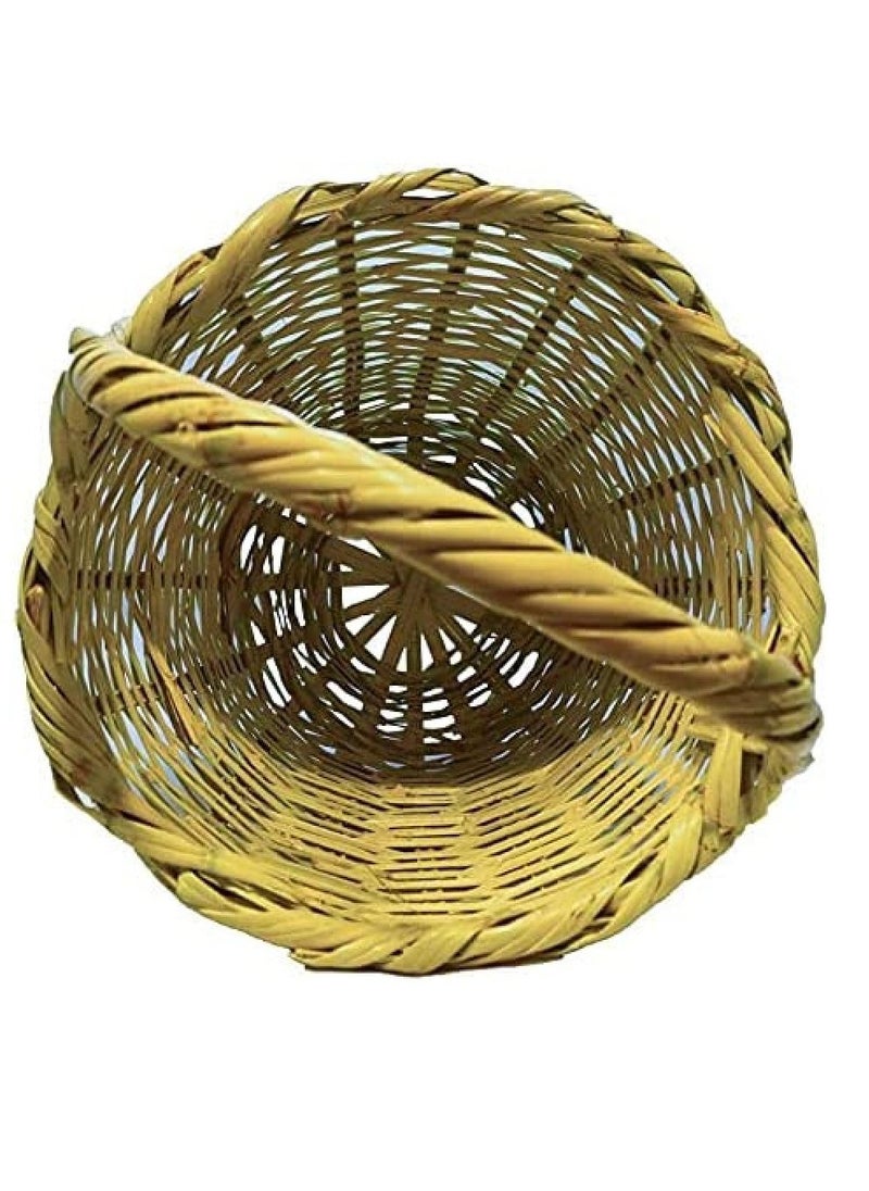 ماركة غير محددة - سبت بلكونة مصنوع من الخوص - Image 1