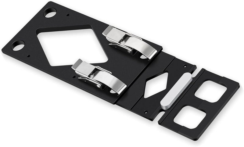 Heavy-Duty 90-Degree Miter Guide Jig Clamping Tool for Major Brand Track Sawing & Workshop Efficiency Aluminum Angle Stop - Image 1