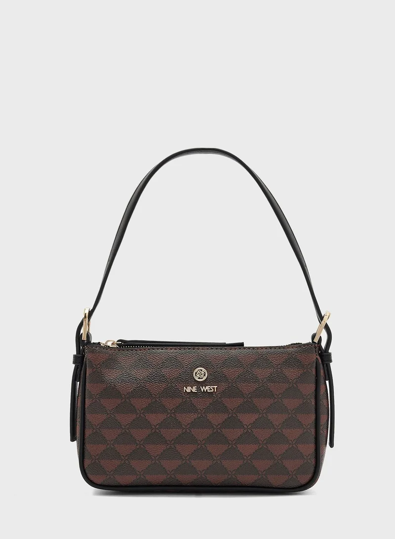 NINE WEST Top Handle Zip Over Satchel