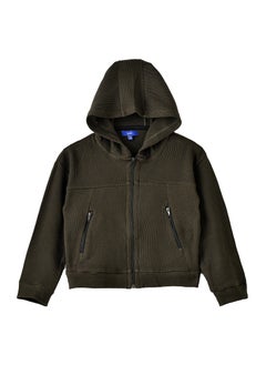 JAM Boys Waffle Texture Zip-Up Hoodie Jacket  - Image 1