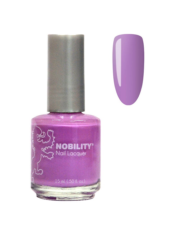 Lechat Nail Lacquer 15ml Glossy Super Shine Nail Polish 15ml Fast Dry Long Lasting Nail Enamel Nobility Nail Paint No Need UV LED Lamp No curing Nail Color Lilac NBNL74 