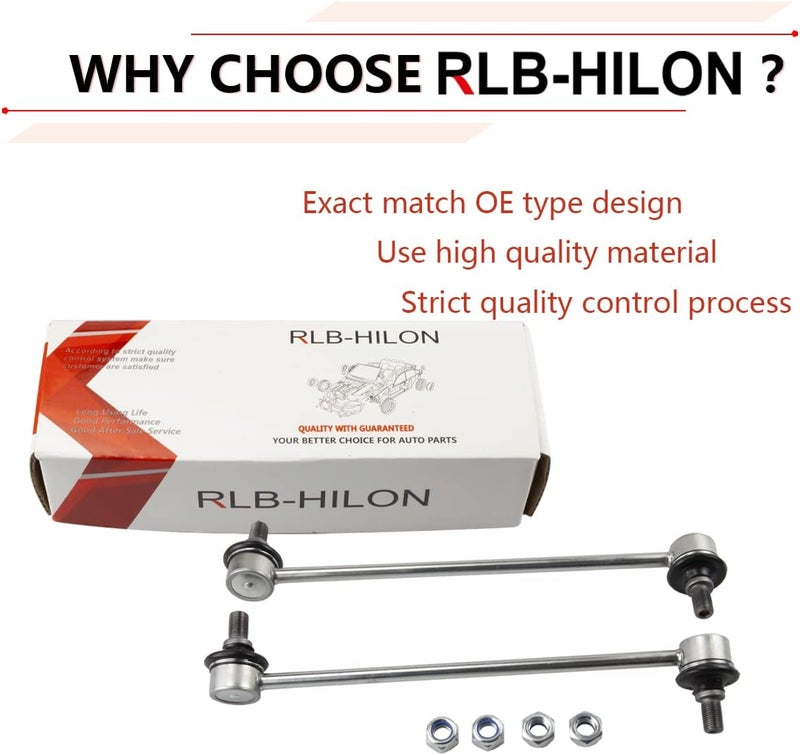 RLB-HILON مجموعة روابط قضيب التوازن الأمامي - Image 5