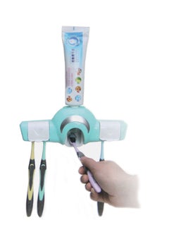 Juxin Toothpaste dispenser with 4-piece toothbrush holder (Multiple colors)  - Image 4