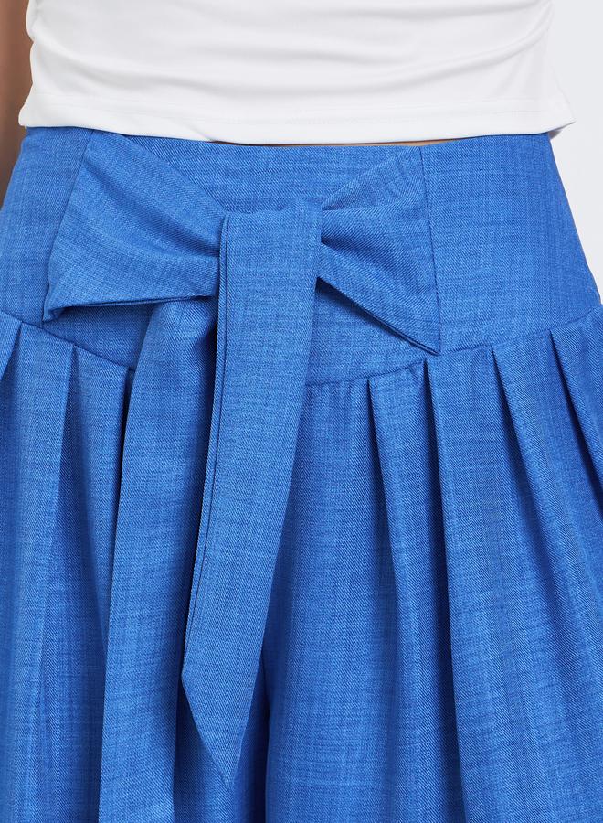 Take Two Bow Tie Waist Wide Leg Pants - Image 3