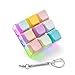 mintcaps Keyboard Fidget Toy Fidget Keychain with Led Light Button Keyboard Clicker Fidget Toy for Adults Stress Relief Keyboard Fidget Clicker Style A - Image 2