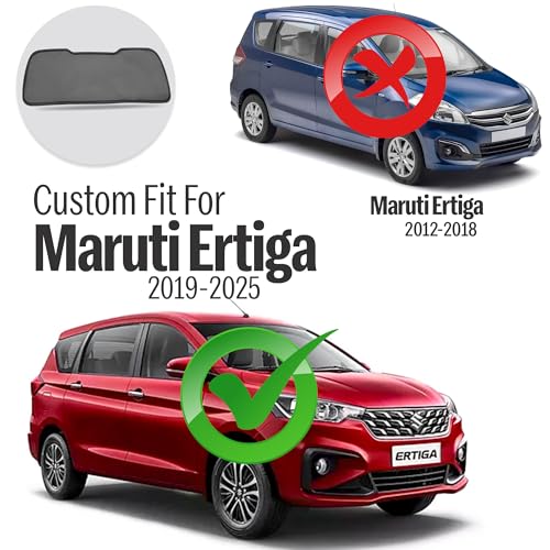 Autofact Dicky Curtain for Maruti Ertiga 2019-2025 | Custom Fit Rear Windshield Sunshade | UV & Heat Protection | Foldable Mesh | Privacy & Cooling Car Accessory - Image 2