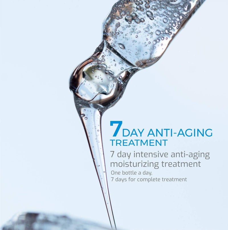 Pursonic 100% Hyaluronic Acid And Natural Moisturizing Serum Ampoule Set,Anti Aging Anti Wrinkle, 7 Day Treatment For All Skin Types - Image 3