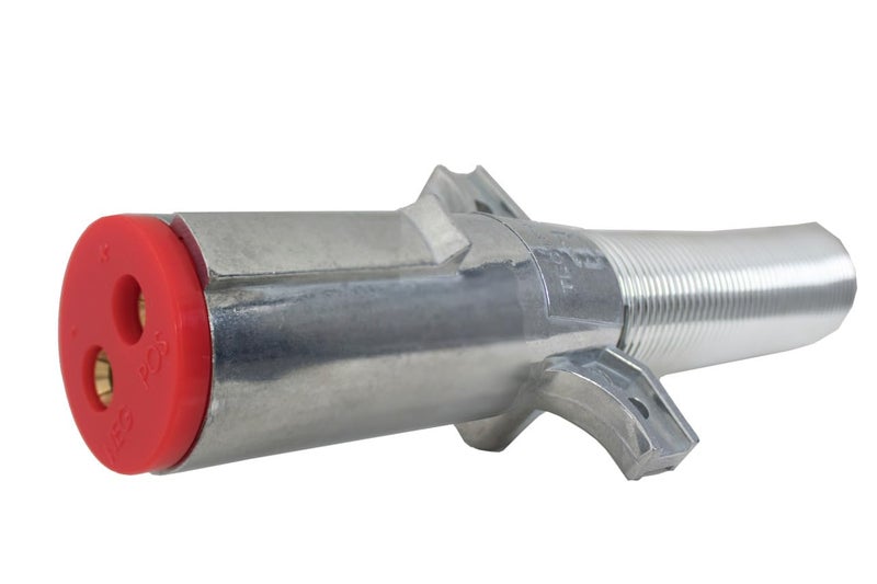 Tectran 670-29SG Vertical Dual Pole Plug (Socket Tarp Systems Connector, Vertical plug assembly with spring guard Screw Termination),Red - Image 5