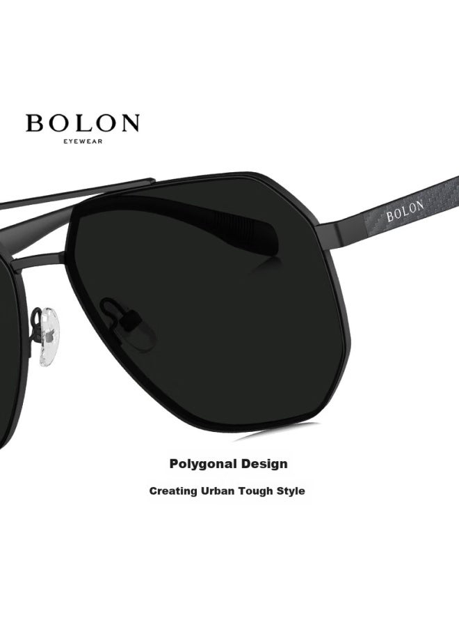بولون Bolon نظارات شمسية طيار مستقطبة، نظارات شمسية للقيادة مع حماية من الأشعة فوق البنفسجية للرجال، عصرية، Bl7199c91 - Image 1