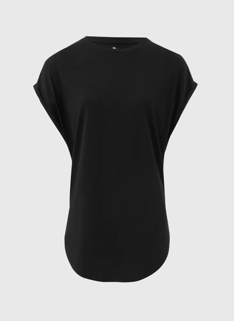 ماتلان Black Longline T-Shirt