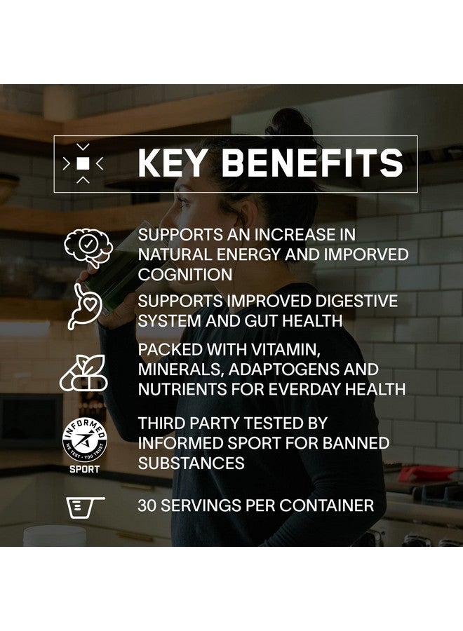 Bare Performance Nutrition Bpn Strong Greens Superfood Powder Pineapple Coconut Improve Energy Digestion Gut Health Antioxidants Nongmo Gluten Free And No Artificial Sweeteners 30 Servings - Image 4