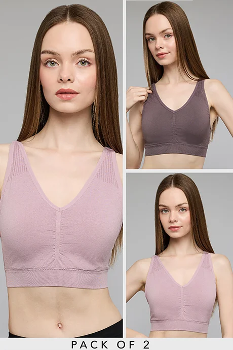 أر أند بي 2 Pack Solid Sports Bras