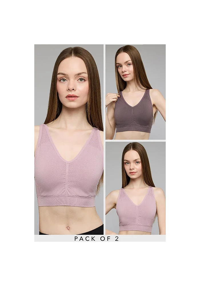 أر أند بي 2 Pack Solid Sports Bras