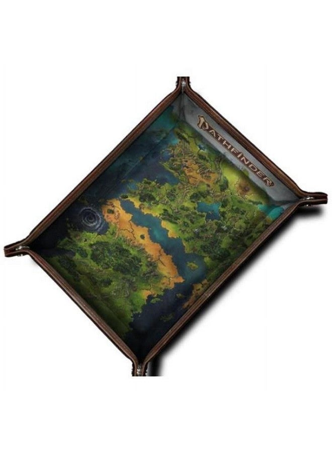 Metallic Dice Games FanRoll Officially Licensed Pathfinder Map Dice Tray