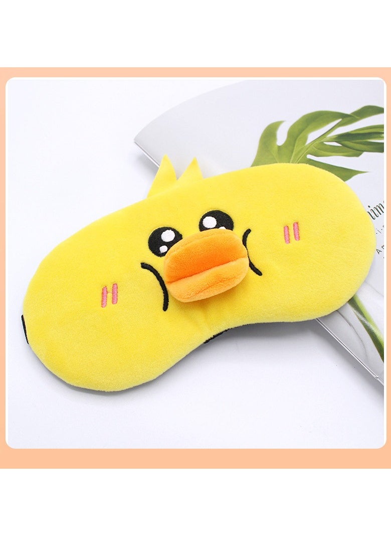 Sleep Eye Mask Cute Animal Eye Mask Soft Sleep Eye Mask Night Sleep Eye Mask Adjustable Elastic Sleep Eye Mask Suitable for Women Kids Girls and Adults  - Image 1