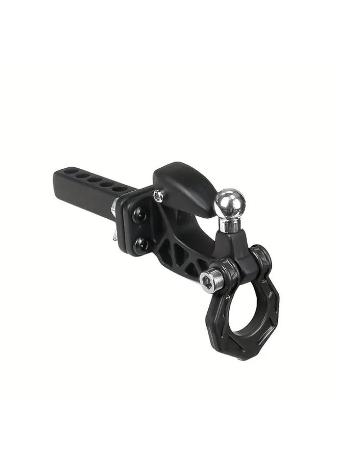Adjustable RC Trailer Hitch Tow Hook Metal Construction Easy Access Ball Locking Mechanism Yellow - Image 5