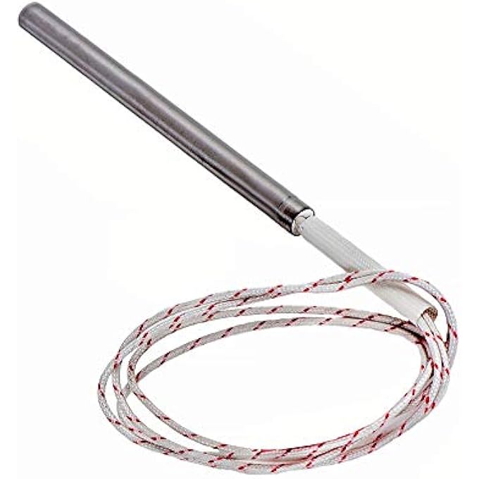 INDUSTRIAL | PELLET STOVE RESISTOR | SPARK PLUG DIAMETER: 12.5 MM | LENGTH: 180 MM | 300 W | HEATER RESISTANCE PELLET BOILERS | HEATER RESISTORS 220 V | PELLET STOVES - Image 1