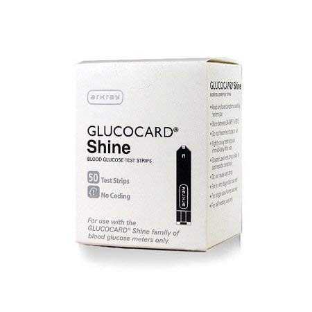 CJ542050BX  GLUCOCARD Shine Blood Glucose Test Strip 50 Count