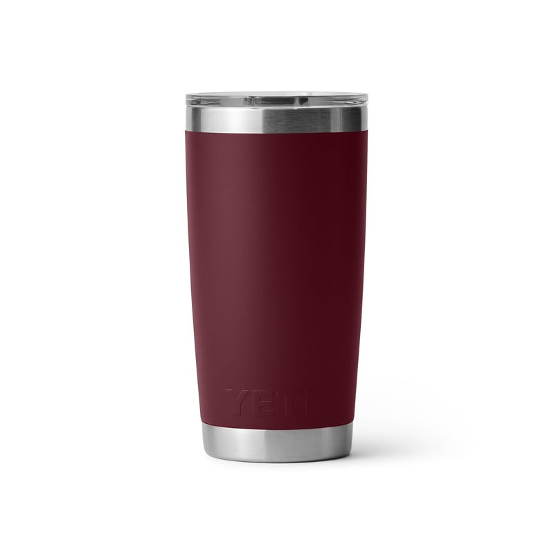 YETI Rambler 20 oz Tumbler, Stainless Steel, Vacuum Insulated with MagSlider Lid, Wild Vine Red - Image 5