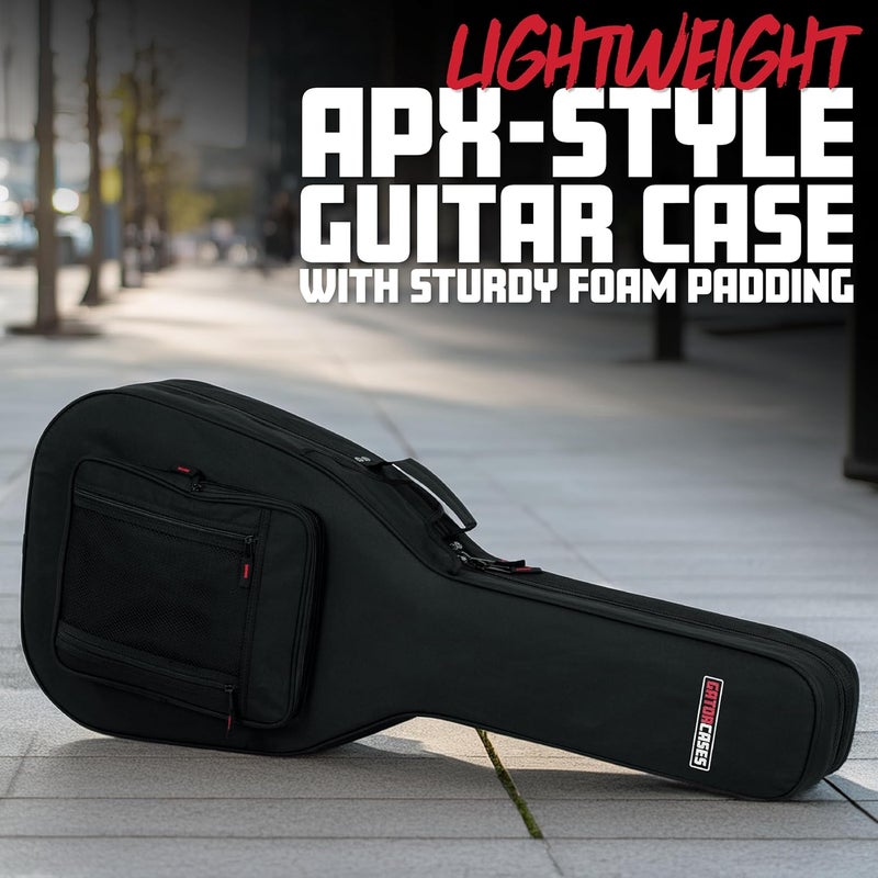 Gator GL-APX Lightweight Case for APX-Type Guitars - Black - Image 5