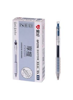 Gp270 Refillable & Retractable Gel Ink Pens With Soft Grip Large Capacity 0.5Mm Fine Point 12-Pack (Blue Black) - pzsku/Z9C1F42C6064886E8755AZ/45/_/1735214644/0ec63f31-f01a-4b62-8402-7c604fc14ae7