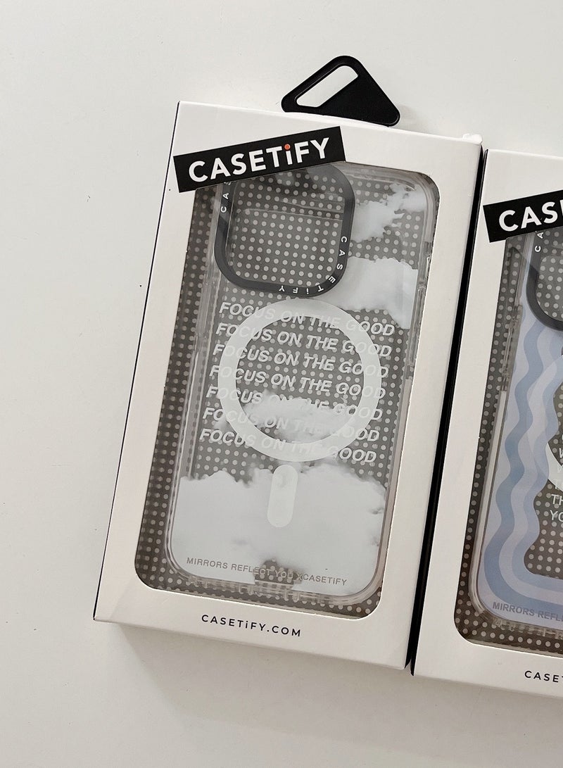 Casetify For iPhone 14 Pro Case Focus On The Good Case Magnetic Magsafe MagFit Anti-Yellowing Technology Cover - Image 4