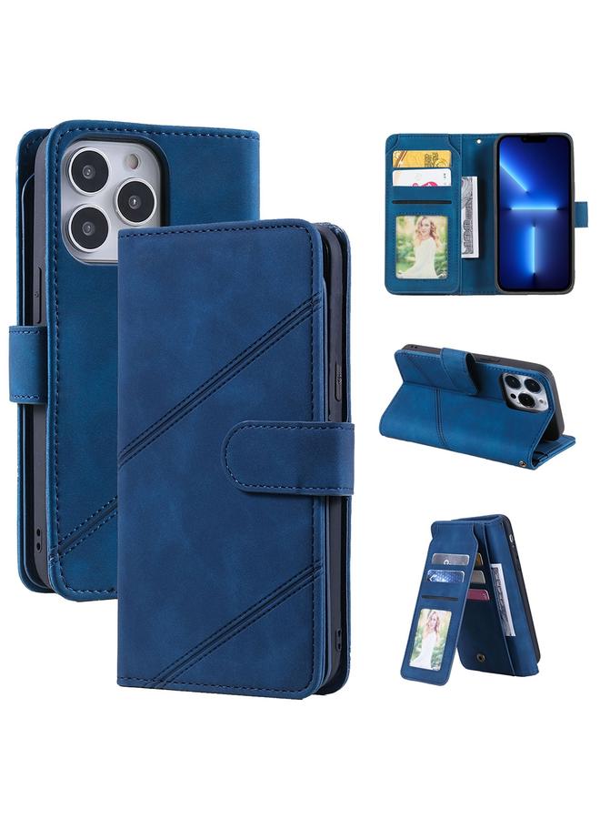 Zaboon Case For iPhone 13 Pro Max Skin Feel Horizontal Flip Leather Phone Case - Image 1