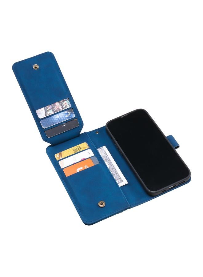 Zaboon Case For iPhone 13 Pro Max Skin Feel Horizontal Flip Leather Phone Case - Image 5