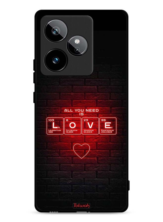 Tolwak Realme GT 7 5G Protective Case Cover All You Need Is Love