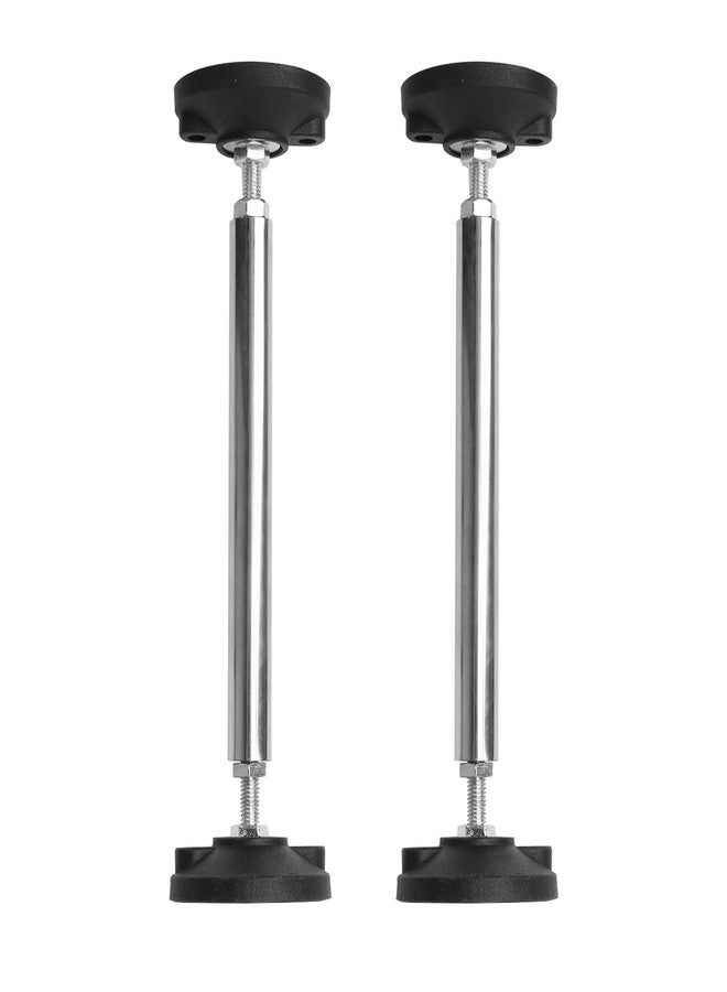 Qivine 2Pcs Telescopic Support Pole, Adjustable 11'' - 20'' Length Support Pole Rod, Stainless Steel Cabinet Jack Supports System with Up to 660 Lbs Rust-resistance for Cabinet Sofa Sink - Image 1