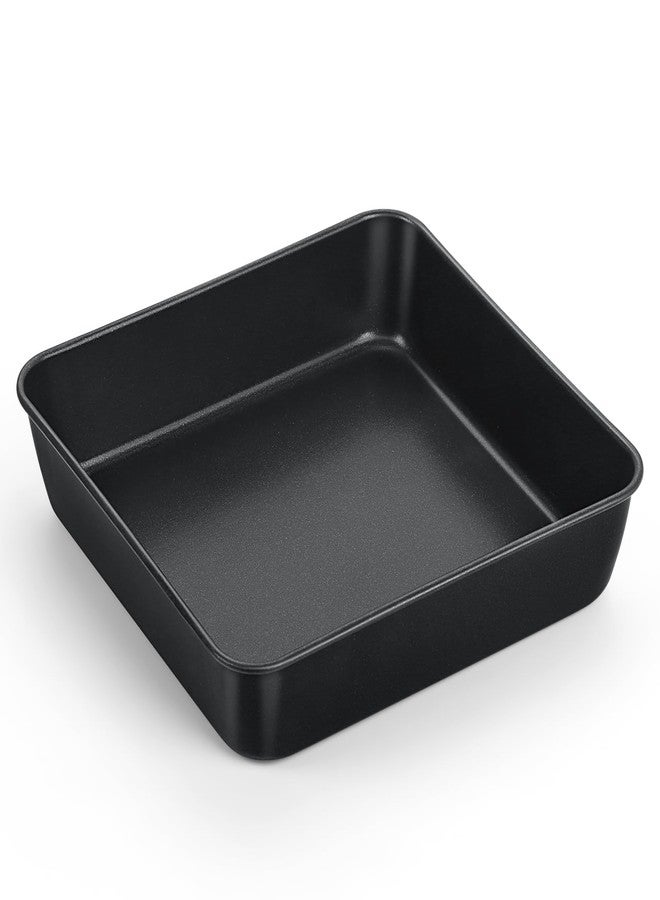 TeamFar Non-Stick Square Cake Pan, 9 Inch Square Baking Roasting Pan for Oven, with Stainless Steel Core for Cooking Cake Brownie Lasagna, Non-Toxic & Heavy-Duty, Release & Clean Easily - Image 1