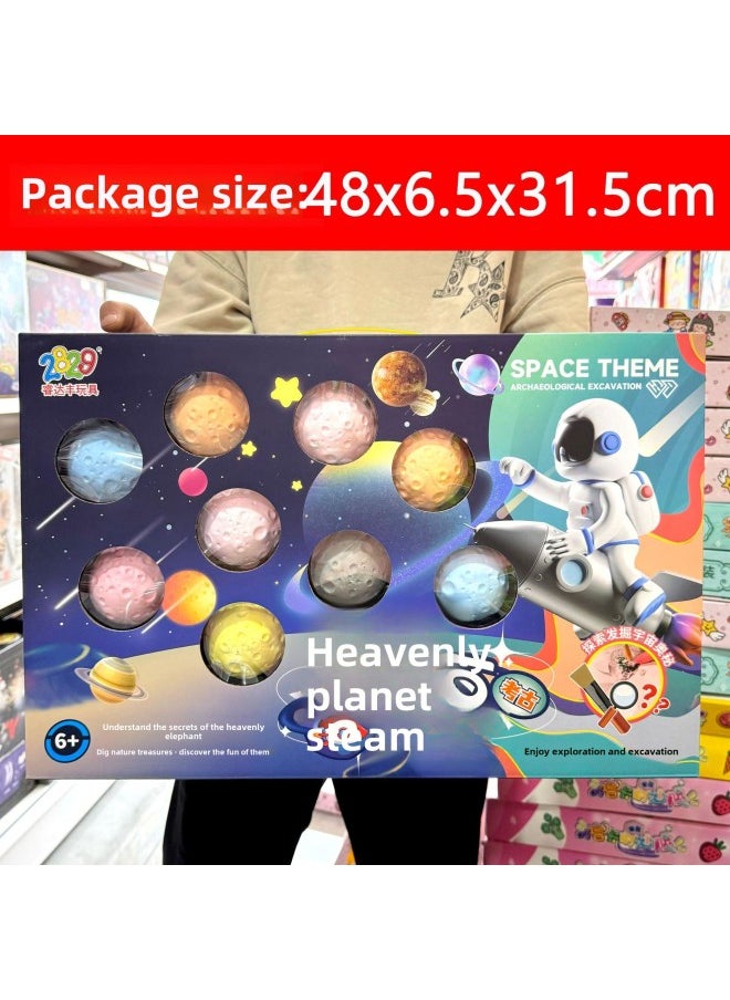 Generic - Children's Archaeological Toy Set Mine Digging Toys Digging Gems Dinosaur Fossils Archaeological Blind Box Tutoring Class Gifts-Color:0257-27 Original Stone Apporer - Image 1