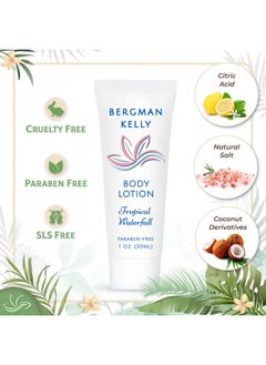 BERGMAN KELLY Travel Size Lotion (1 fl oz, 200 PK, Tropical Waterfall), Delight Your Guests with an Invigorating and Refreshing Body Lotion, Quality Mini and Small Size Guest Hotel Toiletries in Bulk - pzsku/Z9C1F8B9ED43A202A6A95Z/45/_/1728309055/7444a8ec-9f9f-4b86-af87-31d038010bac