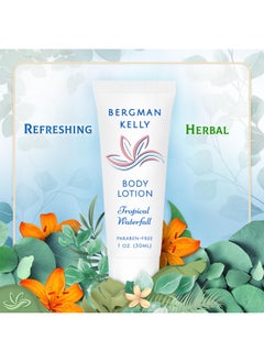 BERGMAN KELLY Travel Size Lotion (1 fl oz, 200 PK, Tropical Waterfall), Delight Your Guests with an Invigorating and Refreshing Body Lotion, Quality Mini and Small Size Guest Hotel Toiletries in Bulk - pzsku/Z9C1F8B9ED43A202A6A95Z/45/_/1728309061/1e3d21f3-efc3-4dfc-9d1a-ec4084eb352e