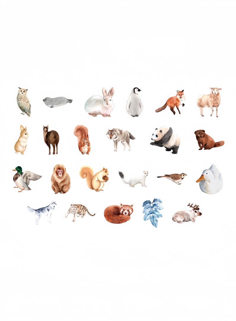 اعاره 184 ملصقات حيوانات لطيفة، ملصقات جمالية للفتيات، ملصقات تزيين اليوميات والدفتر، ملصقات الكمبيوتر المحمول، ملصقات لوح التزلج، ملصقات الدراجات. - Image 2