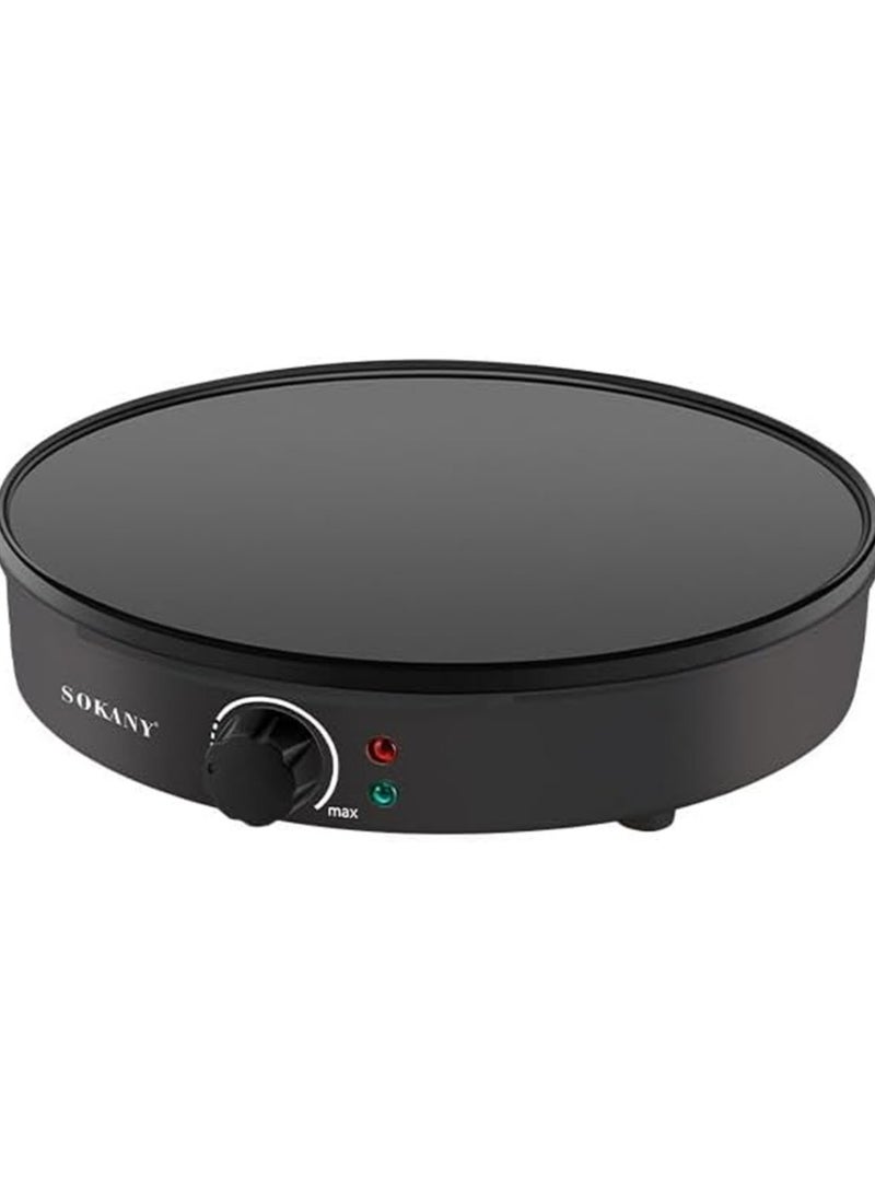 sokany 1000W Multi-Use Nonstick Crepe Maker Pancake Machine, Electric Griddle Non-Stick Baking Pan Pizza Maker Baking Frying Pan Kitchen Tool Drop  - Image 1