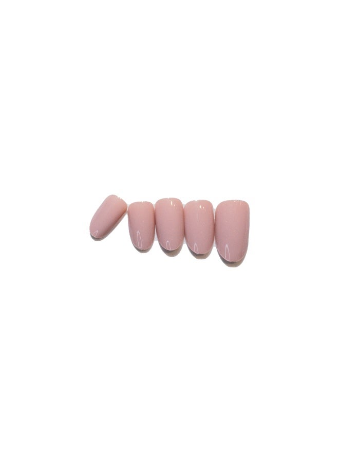 loca Small Nails #N1-Oval shape pink color - Image 2