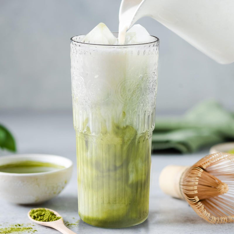 Bandesun All Glass Iced Coffee Cup With Lids and Straws - Image 3