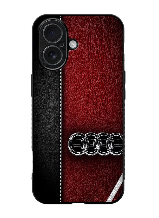 Protective Case Cover For Apple iPhone 17 Audi Logo Design Multicolour